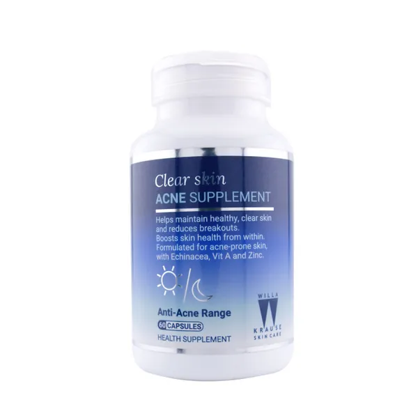 Willa Krause Clear Skin Acne Supplement