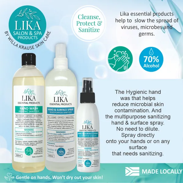 Willa Krause Lika Cleanse, Protect and Sanitize Combo