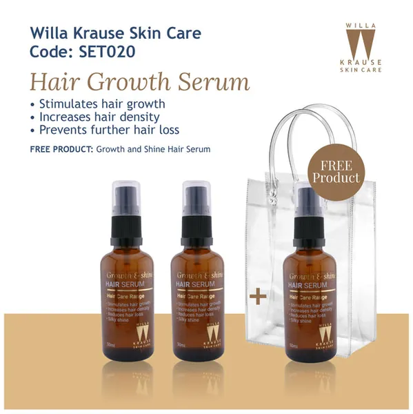 Willa Krause Hair Growth Serum · Combo Set 020